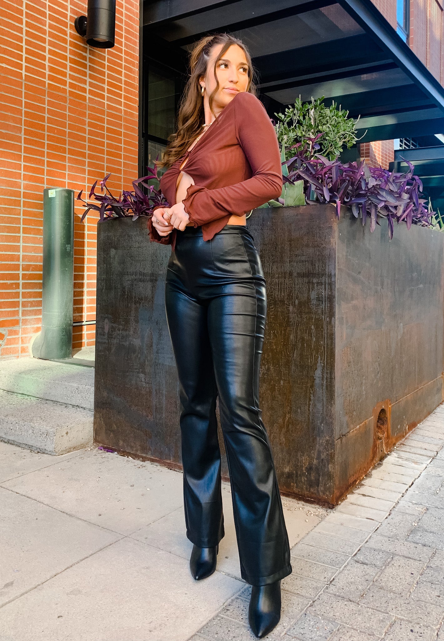 Never Been Leather Pant - Black