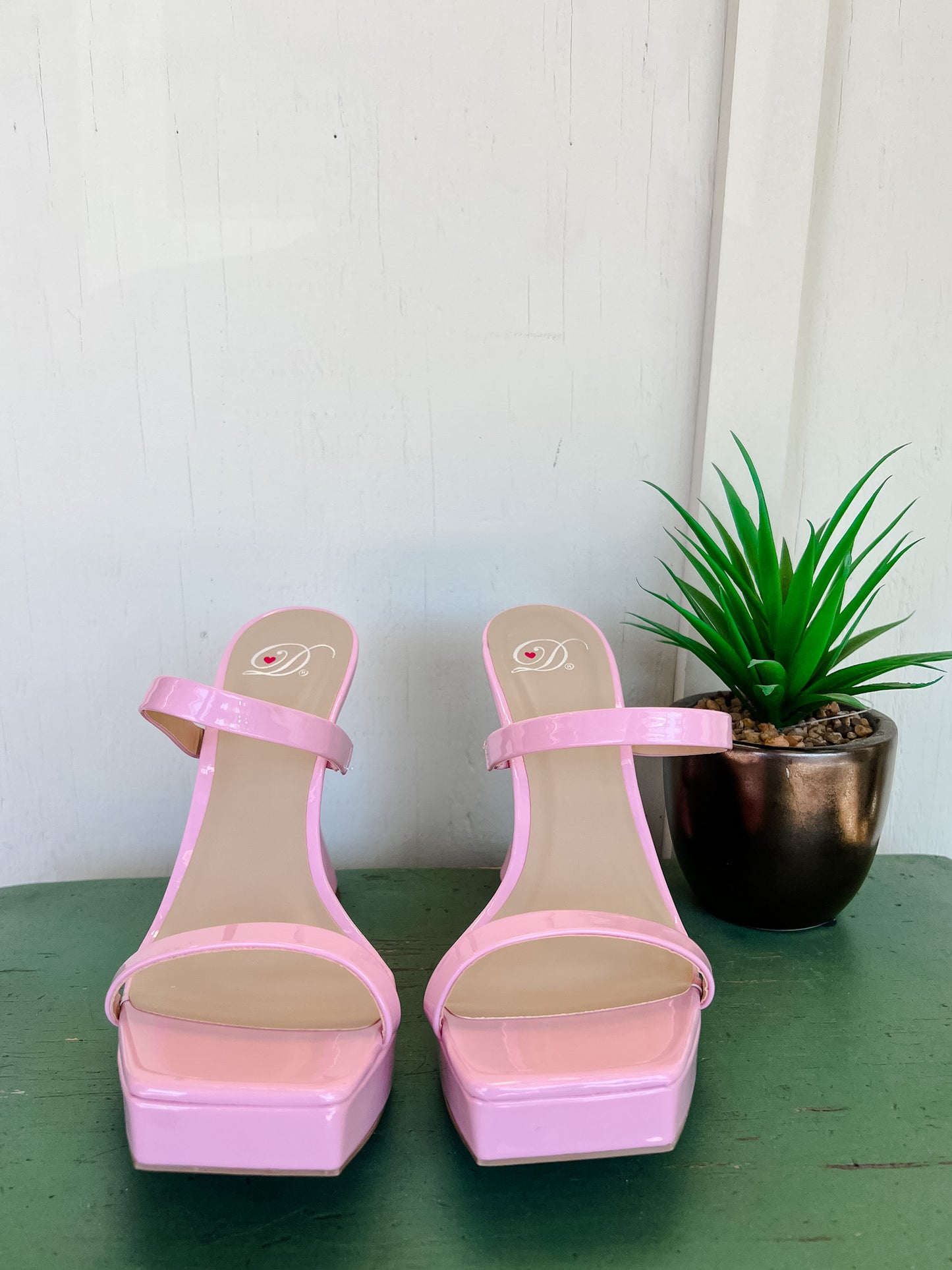 Dressy Platform Sandal - Pink