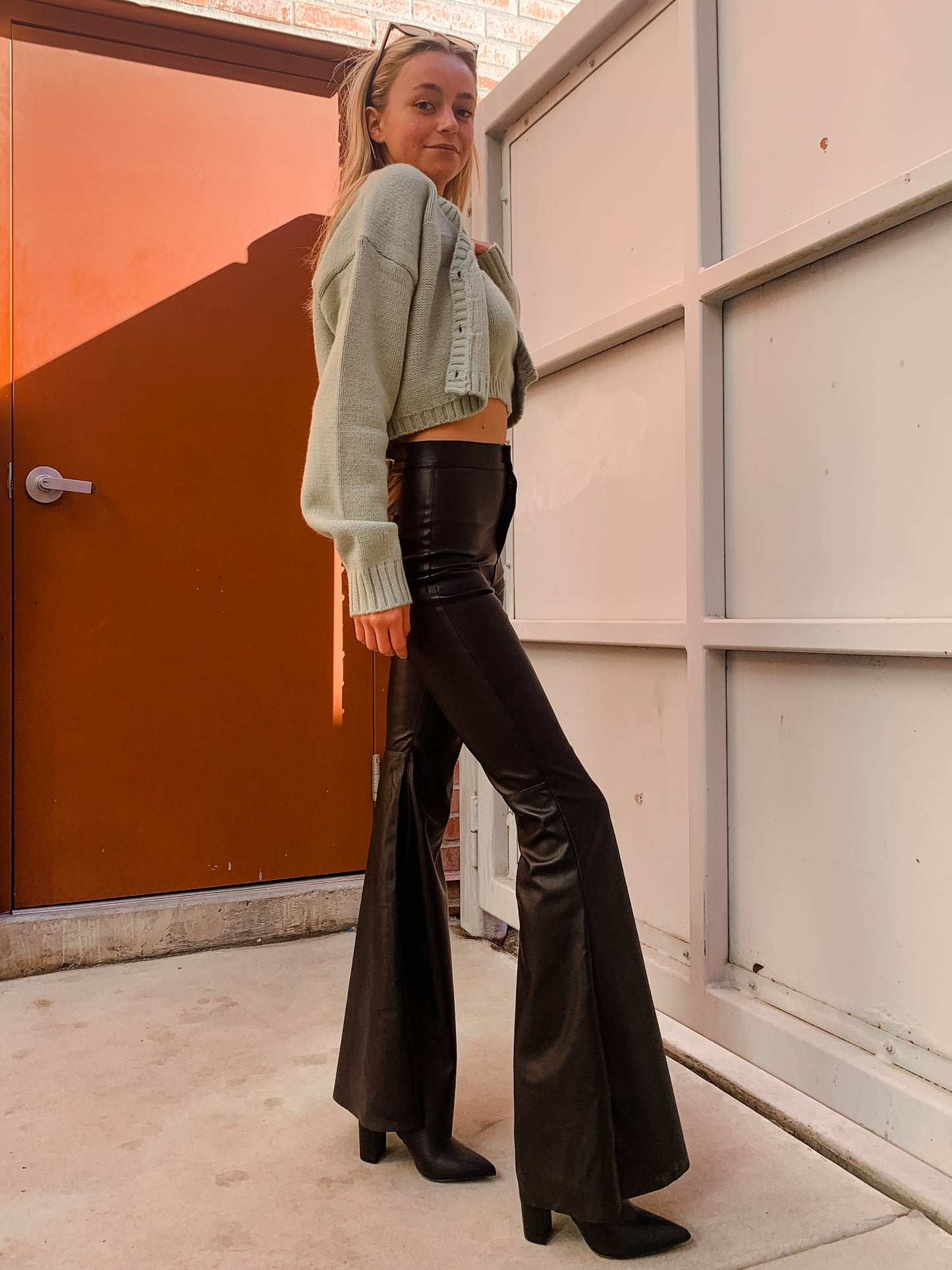 Don't You Flare! Leather Pant