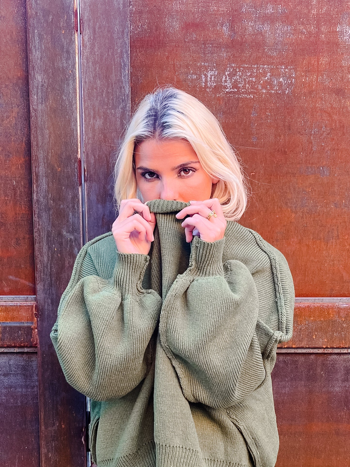 Cozy Up Sweater - Green