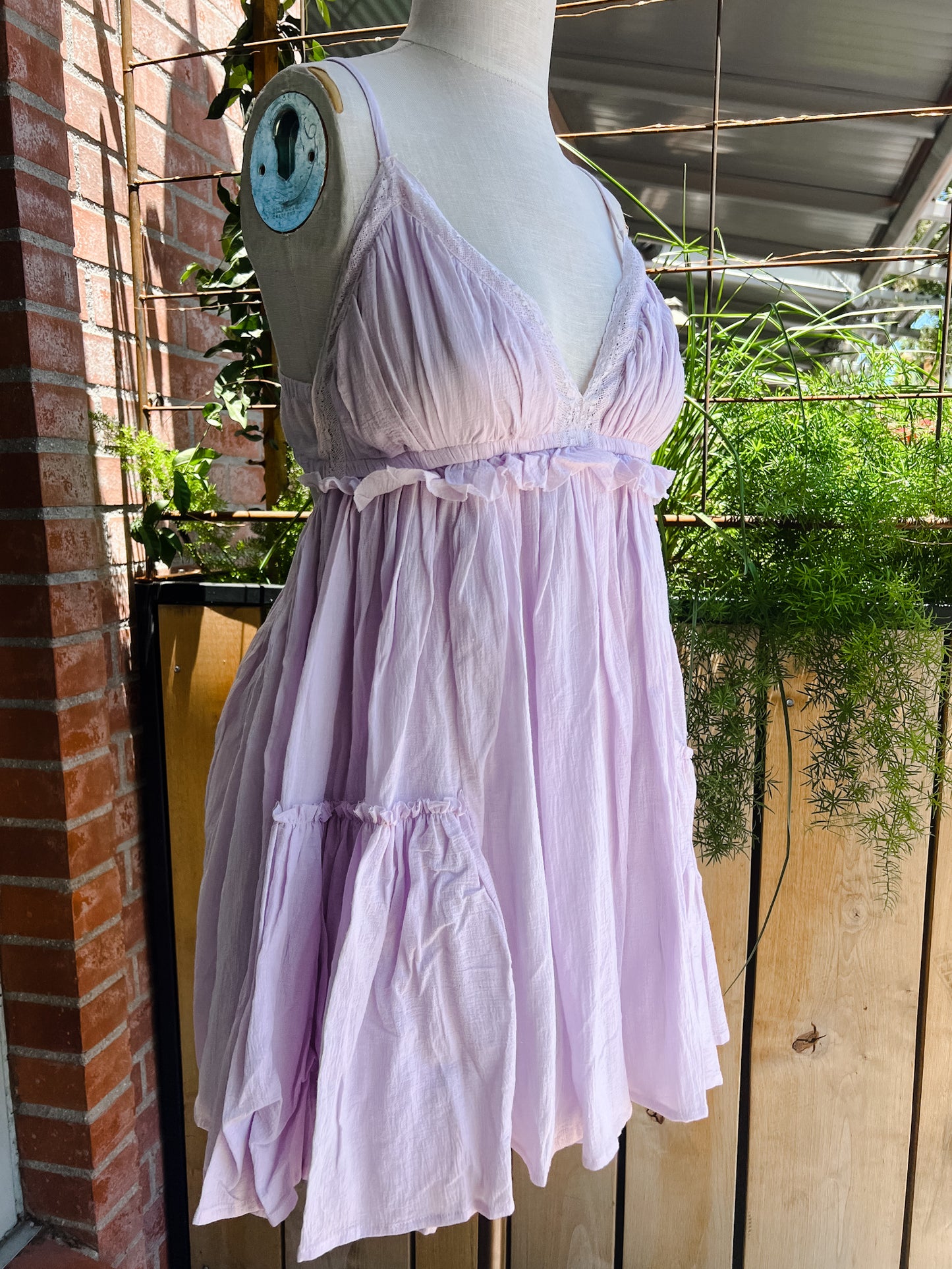About Time Baby Doll Mini Dress - Lavender